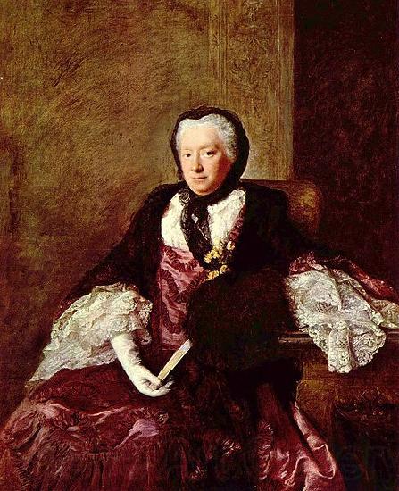 Allan Ramsay Portrat der Mary Atkins Spain oil painting art